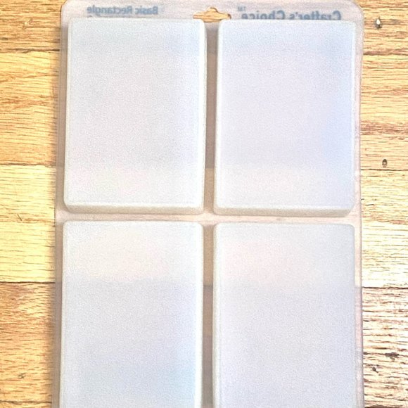 NEW Crafter's Choice Rectangle Basic Silicone Mold 1601 - Picture 2 of 3